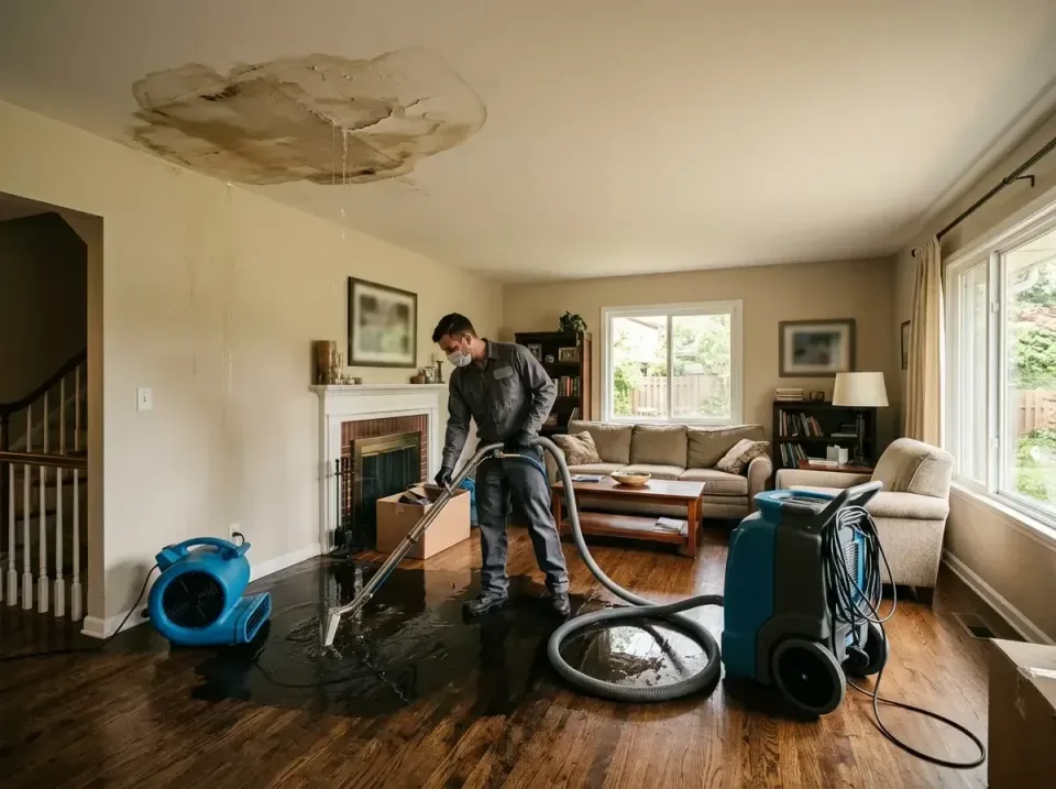 attic-pipe-burst-ceiling-drip-008 — frequently asked questions, Water Damage Restoration & Carpet Care in Lake Holiday, VA